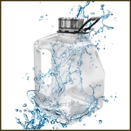 Gallon Jug Water Bottle 2.7L Clear Dumbbell Jug Giant Water Bottle with Handle for School Workplace 