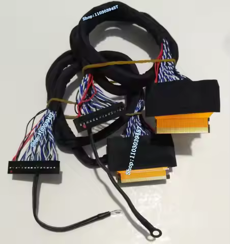 51P 51Pin FFC FPC LVDS Screen cable Line For LG SAMSUNG Lcd Screen 0.5 Pitch 51Pin FFC FPC LVDS 2Ch 