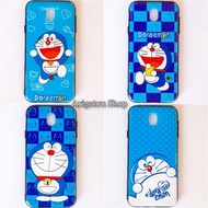 Samsung J7 Pro Case Softcase Fuze Embossed Doraemon Picture Character