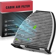 BDFHYK 49357 Cabin Air Filter with Activated Carbon Compatible with Mercedes-Benz AMG GT, C180, C200