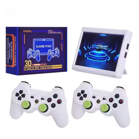 XP18 7-Inch HD Classic Portable Flat TV Game Console 64GB Gaming Console With 4000mAh Support For N6