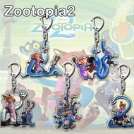5 Zootopia 2 acrylic keychain Judy Hopps Nick Disney Movie merch pendant farewell gift for colleague