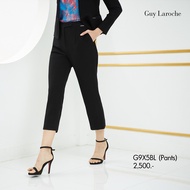 Guy Laroche womans work pants Super B Bootcut crop กางเกงทำงานผู้หญิง ขาม้า ทรงครอป สีดำ G9X5BL