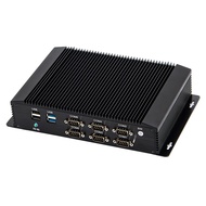 HUNSN Industrial PC, Fanless Mini Computer, Windows 11 or Linux Ubuntu, 4G, WOL, Watchdog Supported,