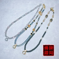 🔹T Thailand Holy Relic Amulet Necklace Amulet Chain Necklace Amulet Chain Bead Chain Front/Back Sing