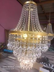 lampu gantung kristal jumbo diameter 40