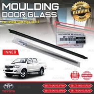 ORIGINAL TOYOTA HILUX KUN25 KUN26 INNER GLASS DOOR MOULDING SEAL RUBBER STRIP WINDOW GETAH TINGKAP D