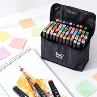 Touch Marker 168 Colors Dual Tip Alcohol Marker Quick Dry Anti-Fade Sketch Anime Manga
