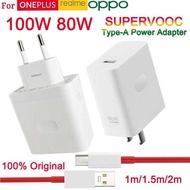 Oneplus Oril 100W Charger Supervooc Super Fast Charging Travel Adapter For Find X6 X5 Realme