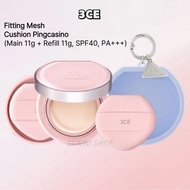 3ce fitting mesh cushion pingcasino (main 11g + refill 11g, spf40, pa+++)