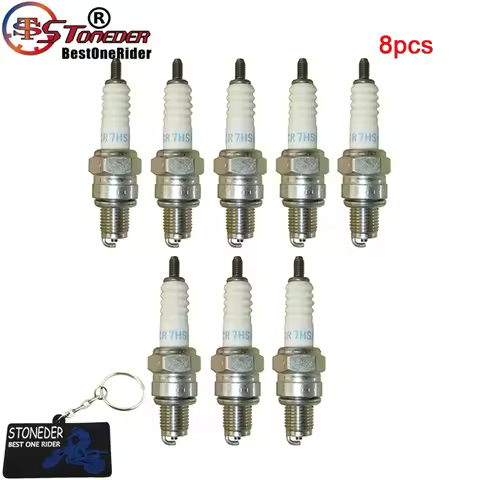 STONEDER Spark Plug CR7HSA For Honda CRF80F TRX90 XR100R XR80R Kawasaki KLX140 KSF50 90 Kymco People