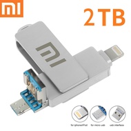 Xiaomi Metal USB Flash Drive 2TB 1TB 512GB U Disk USb 3.0 แฟลชไดรฟ์ 2TB U Disk สําหรับ iPhone X / 8 Plus / 8/7 Plus USB Memory Stick