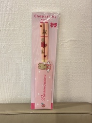 Sanrio Marron cream chopsticks 日版 三麗鷗 茉莉兔  兔媽媽  21cm 竹筷子 筷子