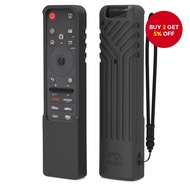 Protective Silicone Case for LG MR25 GA Magic Remote, Anti-Slip Shockproof Washable Cover with Lanya