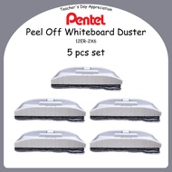 Pentel Whiteboard Duster 6 Layers Peel Off 5Pcs Set (12ER-2X6)