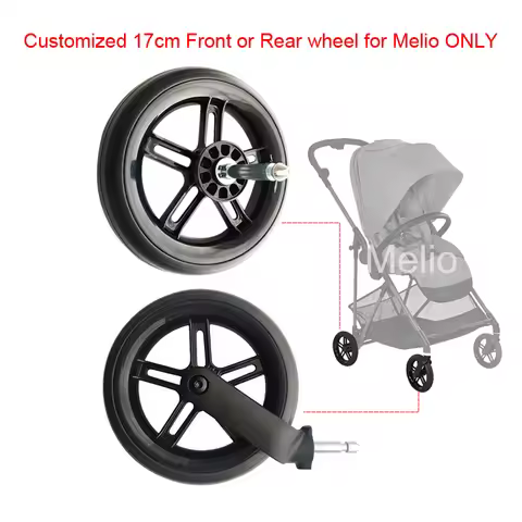 ONLY Melio 17CM Front Or Rear Wheel For Cybex Melio 2/3/Carbon/Pro Series Buggy Accessories Other St