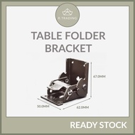 [Ready Stock] Table Folder Bracket Heavy Duty E Coat Finishing Folding Brackets Wall Mounted Solid F