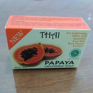 Sabun Muka Jerawat Thai Pepaya Brightening Soap 130g