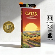 CATAN 5-6 Player Board Game Extension (6th Edition) Add More Players to Your Adventure (GENUINE GUAR