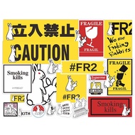 FR2 Bunny 20-Design Waterproof Sticker Decal Set