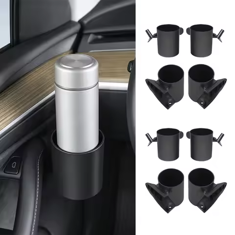 For Tesla Model 3 2017-2023 Model Y 2021-2023 Model 3 Highlan Model Y Juniper Car Door Cup Holder St