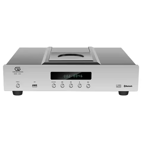 Flagship HIFI CD Player ESS9038Q2M DAC Wireless Bluetooth Fully Balanced OPA2604 OpAmp CD Music Turn