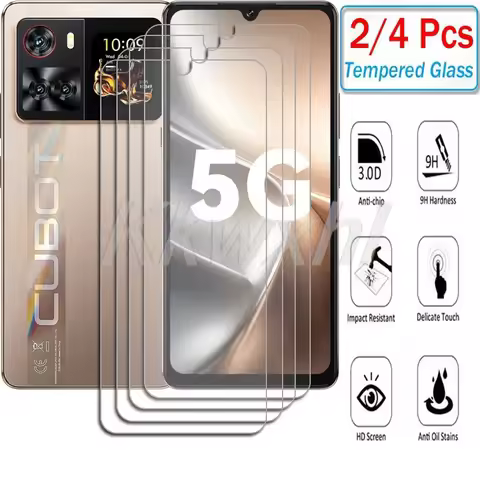 2-4PCS 9H HD Tempered Glass For Cubot X100 CubotX100 CubotP90 CubotA40 A40 P90 6.88" Screen Protecto