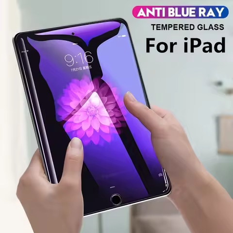 Anti Blue-ray Light Glass Protector Tablet Cover Case for IPad 10.2 10.9 10.5 9.7 Inch 7th 8th I Pad