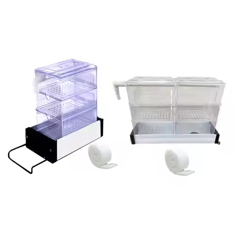 Overflow Box for Aquarium Top Mounted Turtle Tank Water Purifier Aquarium Circulation Water Cleaning