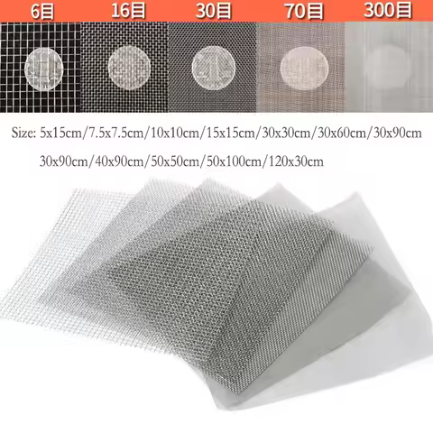 4/20/30/100/120/200/300/400 Mesh High Quality Stainles Steel Metal Mesh Woven Wire Screening Sheet S