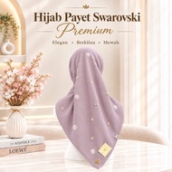 Square Sequin Hijab Paris Swarovski Square Sequin Veil Embroidered Hijab