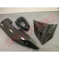 HONDA WINNER X RS150 V3 cf EXHAUST MUFFLER PROTECTOR COVER HORN COVER CARBON