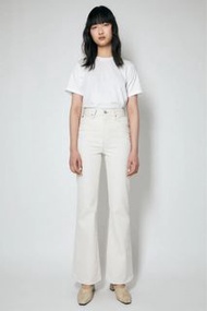 全新現貨 日本製 MOUSSY MVS WHT FLARE 白色 牛仔褲 喇叭褲