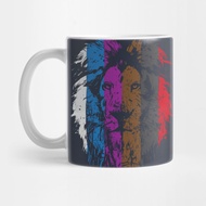Mug BJJ Belt Rank Lion Face for Jiu Jitsu