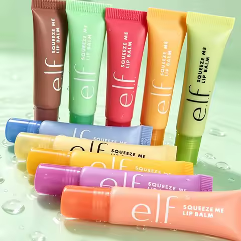 Elf Moisturizing and Hydrating Watermelon Strawberry Fruit Lipstick Natural Lip Enriching Film-formi