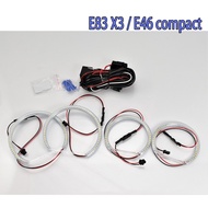 SMD E83 X3/E46 compact With Cover Angel Eye White Light Aperture for BMW LED
