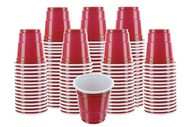 Disposable Shot Glasses - Mini Red Party Cups - 120 Count 2 Ounce - Plastic Shot Cups - Jello Shots 
