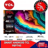 Led UHD 4K Google TV 98 Inch TCL - 98C745 (144Hz) Android TV -Medan-