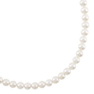 Pre-owned women's pearl necklace, 7.4-8.0mm, pearl and silver, approximately 37.8g.