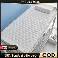 Latex mattress thickened student dormitory mattress Single/ Queen/King Foldable Mattress Thick Mattress Top 乳胶床垫