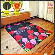 Kasur Busa ROYAL FOAM Lipat Tebal Motif Elegan Premium/karpet import