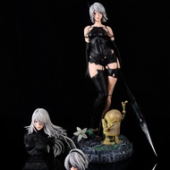 Neil Mechanical Era A2 Miss A2 Three-Headed Carved Bust Battle Damage 2B Doll Boxed Figure Model