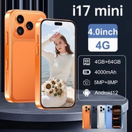 MINI  i17 Pro Max Smartphone 4GB+64GB 4.0inch 4000mAh Cellphone Camera 5MP+800MP Camera  Android Pho