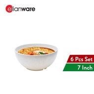 Elianware Marble Dining Bowl Set (7"/6 Pcs)