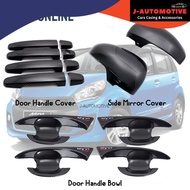 Perodua Myvi 2011 - 2014 Lagi best  / 2015 - 2017 Icon  / Alza Carbon Fiber Door Handle Cover Bowl A
