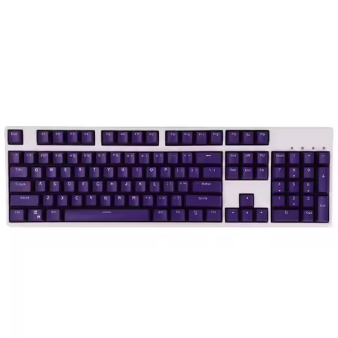 ABS Keycaps for Mechanical Keyboard Purple OEM Profile Height 104 Key for 60% 80% 104 Keyboard Anne 