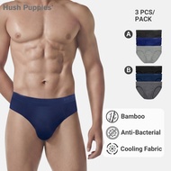 Byford 3pcs Men Mini Briefs Bamboo Elastane Core BMB358795