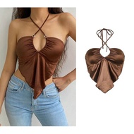 Áo Không Tay Màu Đen Thẩm Mỹ Y2k Dành Cho Nữ Phong Cách Goth Cami Gợi Cảm Hoàn Hảo Cho Những Người Y