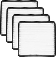 4 Pack Cabin Air Filter Fit for Kenworth 660 T680 T800 T880, for Peterbilt 387 567 579, Replace S-90