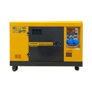 Krisbow Generator Diesel Silent 12000 Watt 1p/3p Krpd120a - Kuning